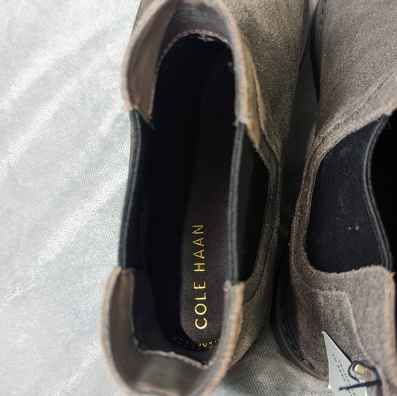 Cole Haan Women's Greenwich Waterproof Booties Size 10 Morel Brown/Gray W26442 - Picture 6 of 6